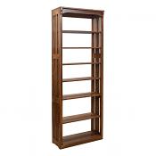 30" x 84" Solid Oak Mission Spindle Bookcases 