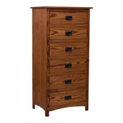 26" Amish Shaker 6-Drawer Lingerie