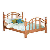 Country Double Bow Bed
