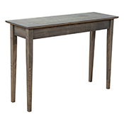 Brown Maple - Smoke Gray Amish Sofa Table 