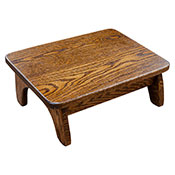 Slant Footstool Oak