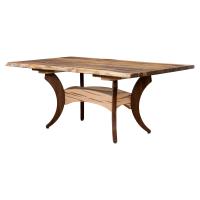 Galveston Live Edge Walnut Slab Dining Table
