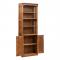 24" x 72" Mission Spindle Bookcase w/ Bottom Doors