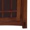 38" Amish Mission Bookcase w/Waterfall Glass Doors